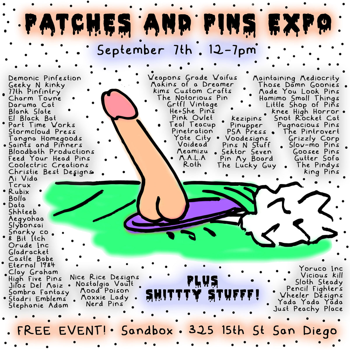 SEPT 7, 2019 // PATCHES & PINS EXPO SAN DIEGO