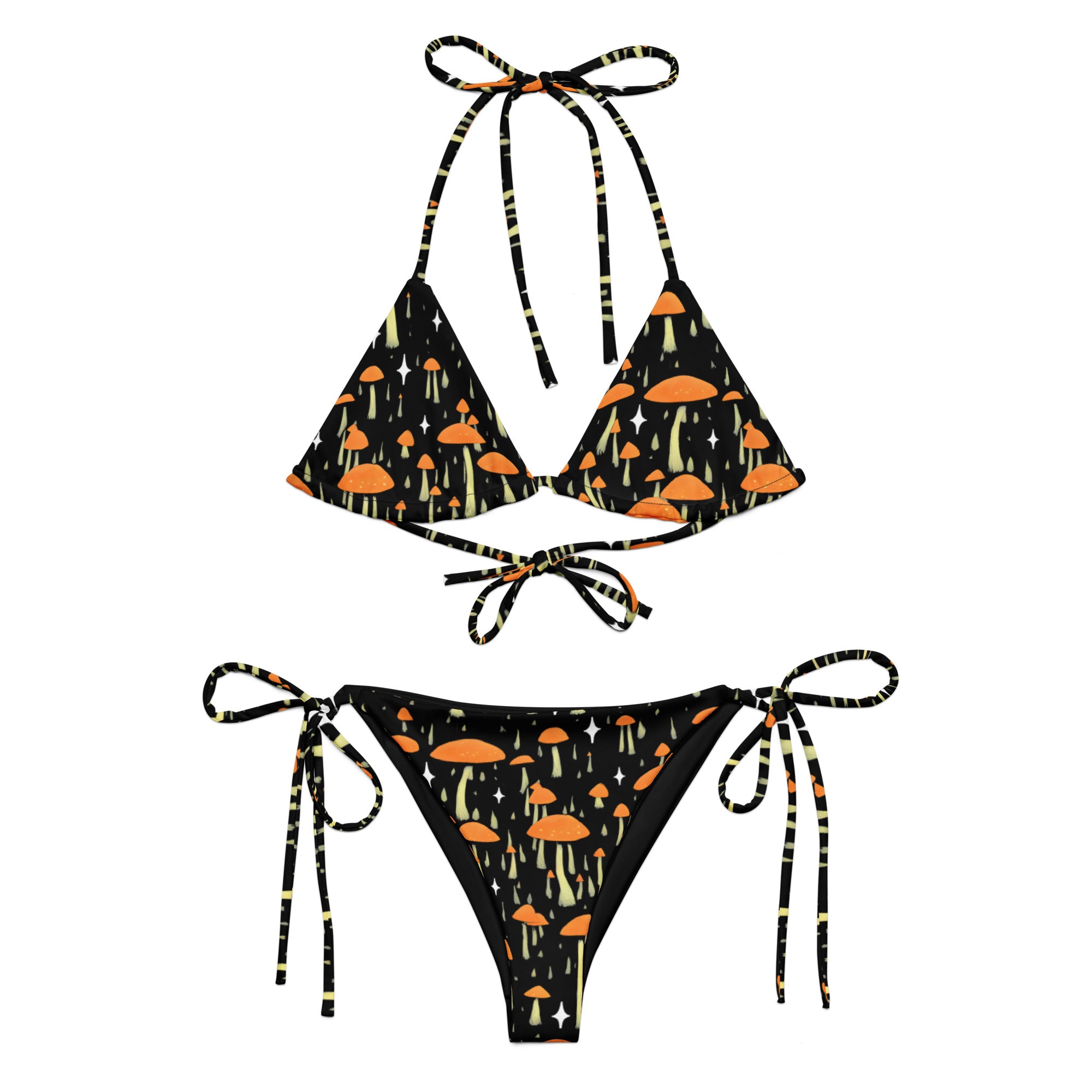 Midnight Mushies String Bikini