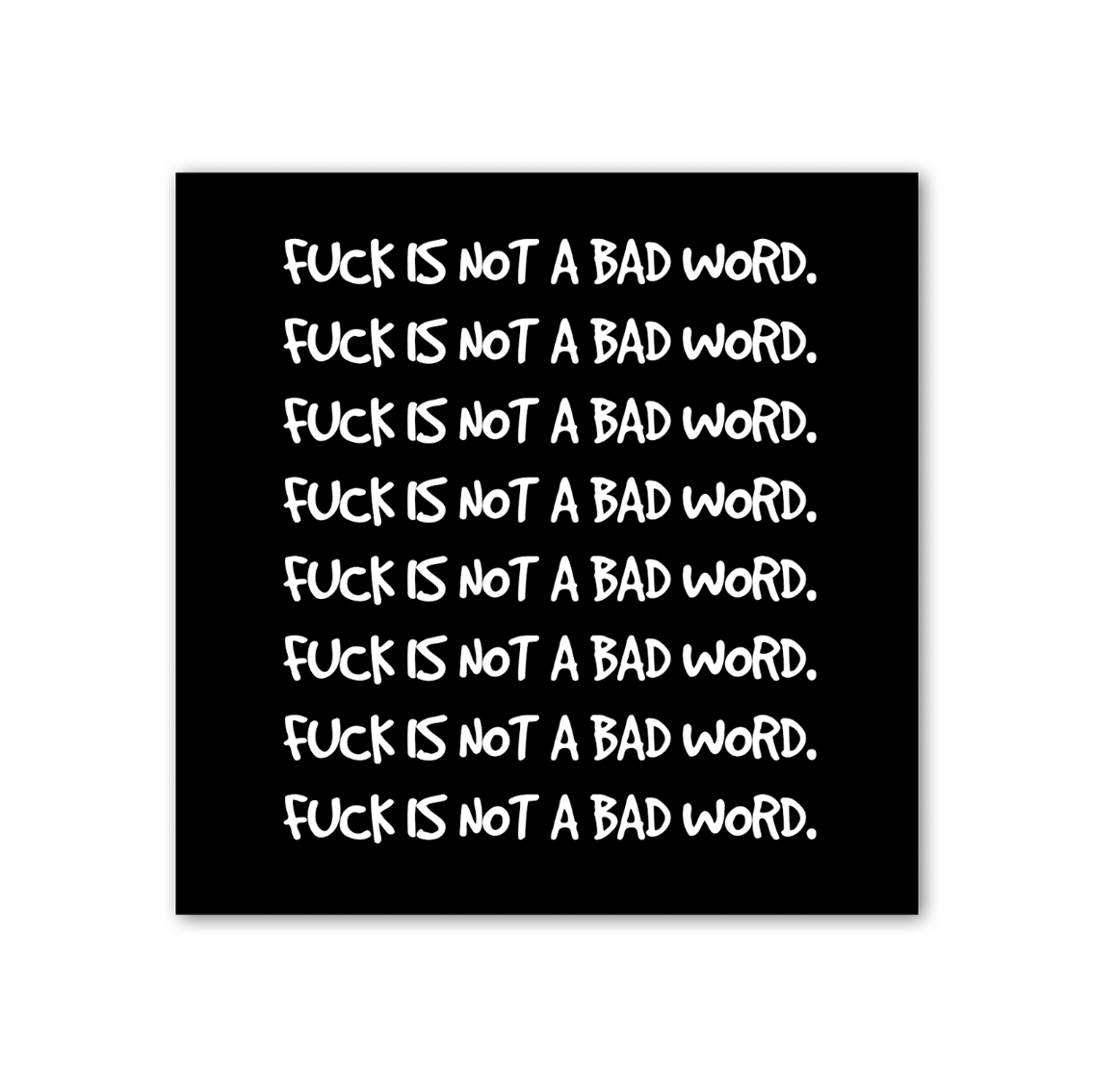 Bad Word Sticker