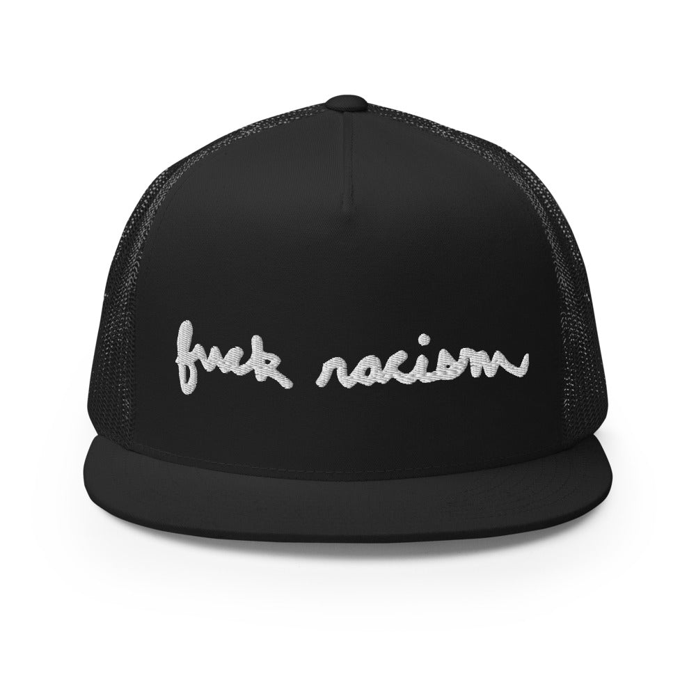 Fuck Racism Trucker Hat