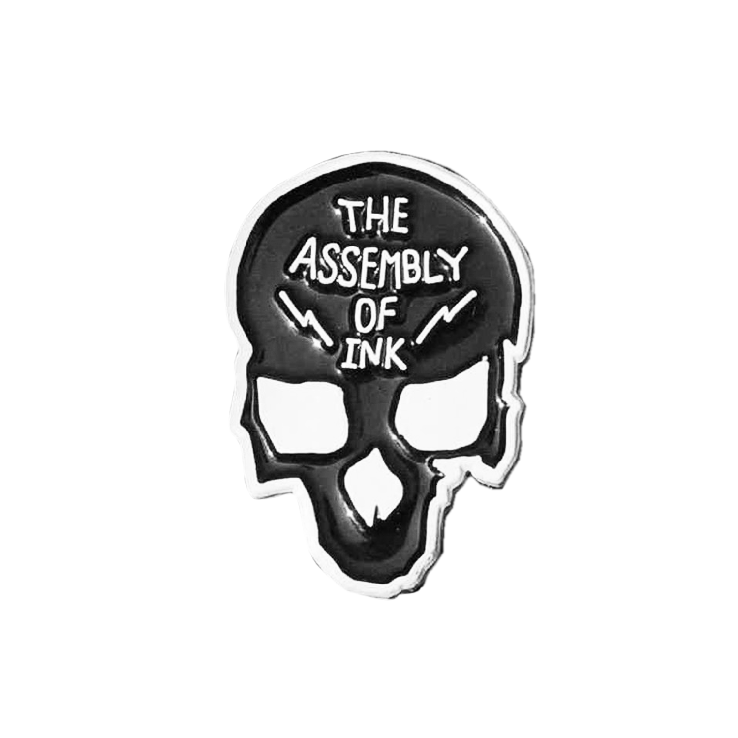 Assembly of Ink Skull Pin