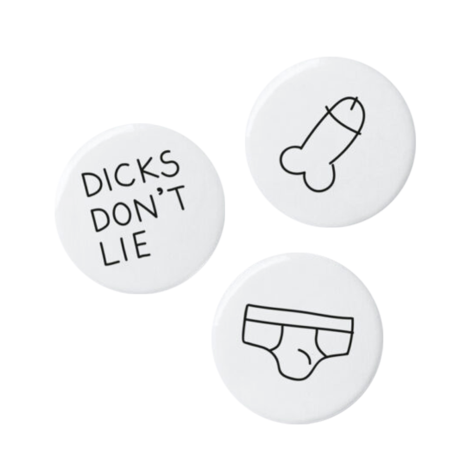 D*cks Don't Lie Button Pack