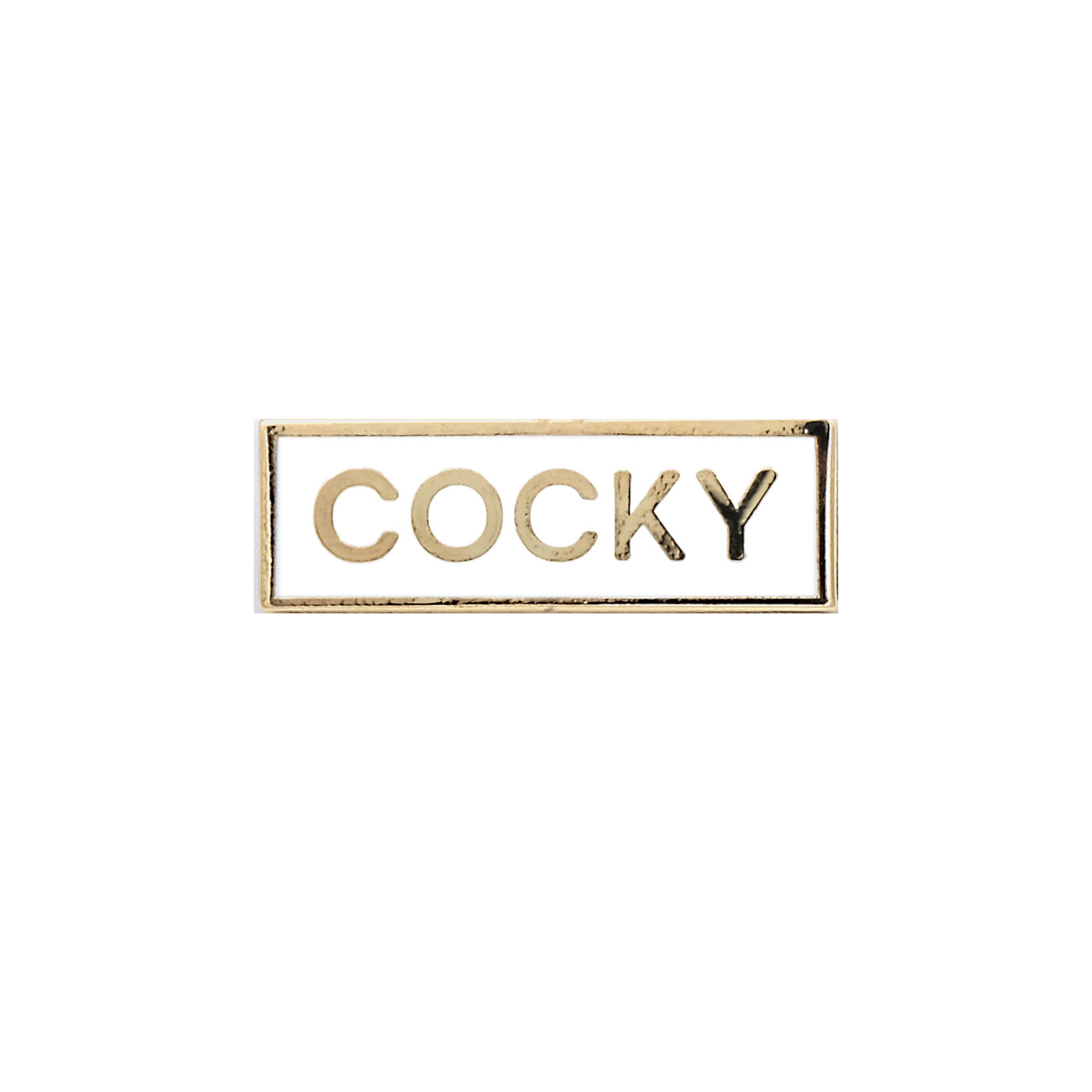 Cocky Pin