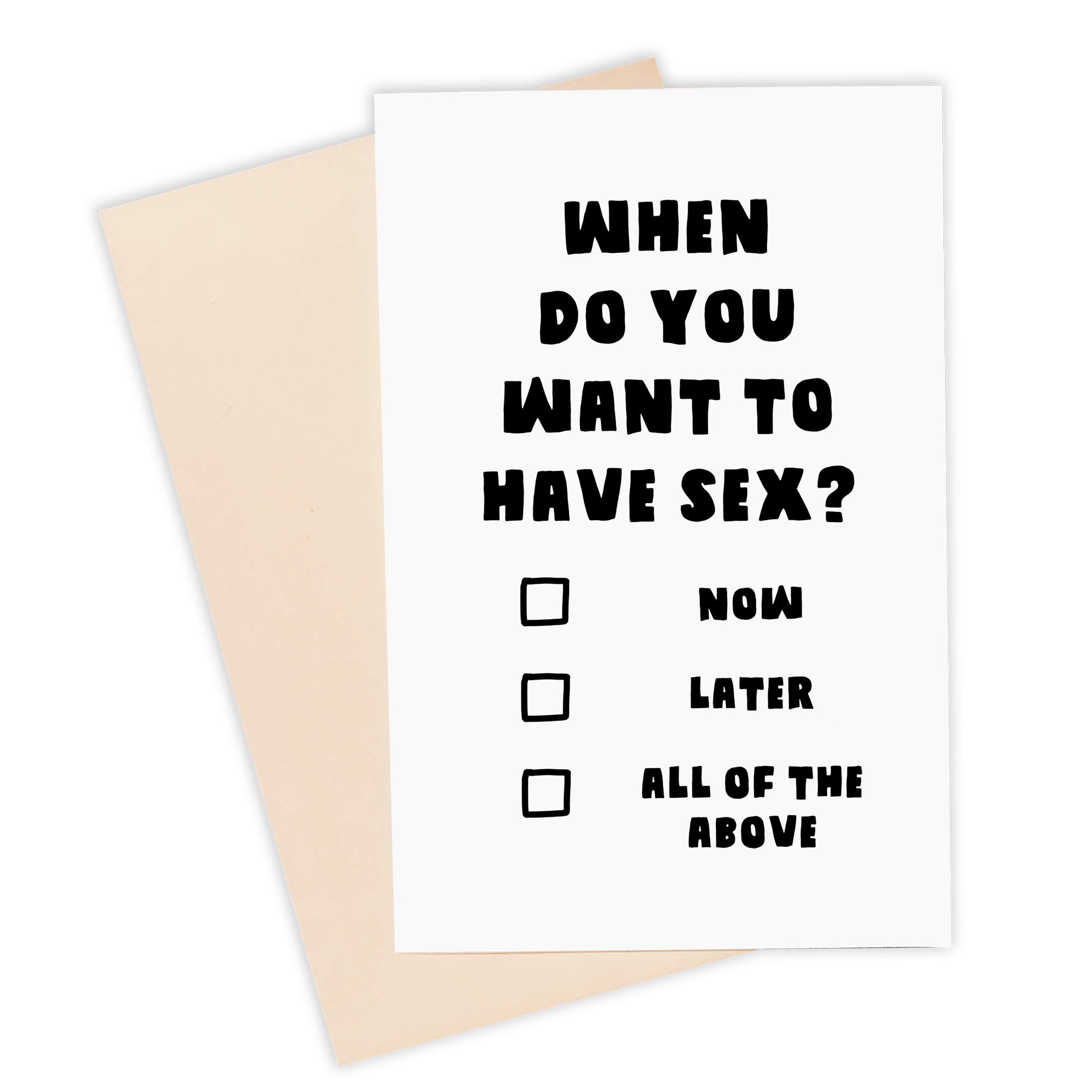 Now or Later Card