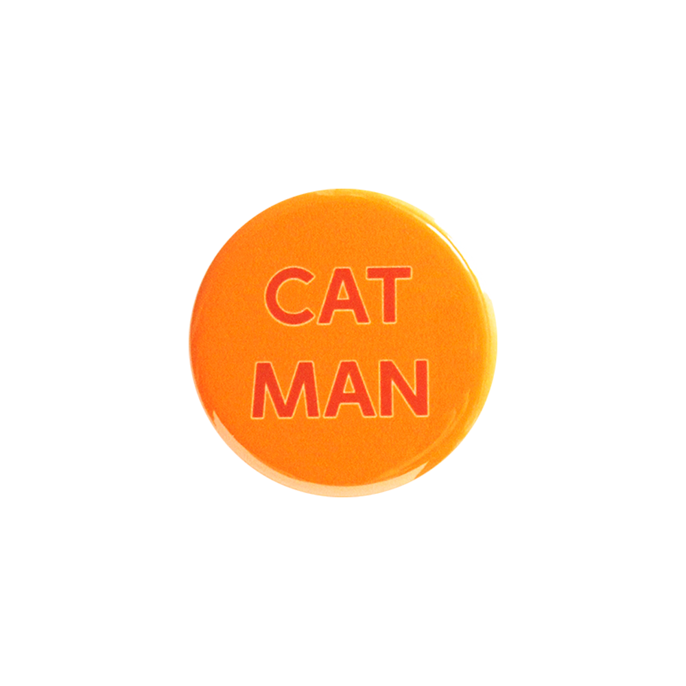 Cat Man Button