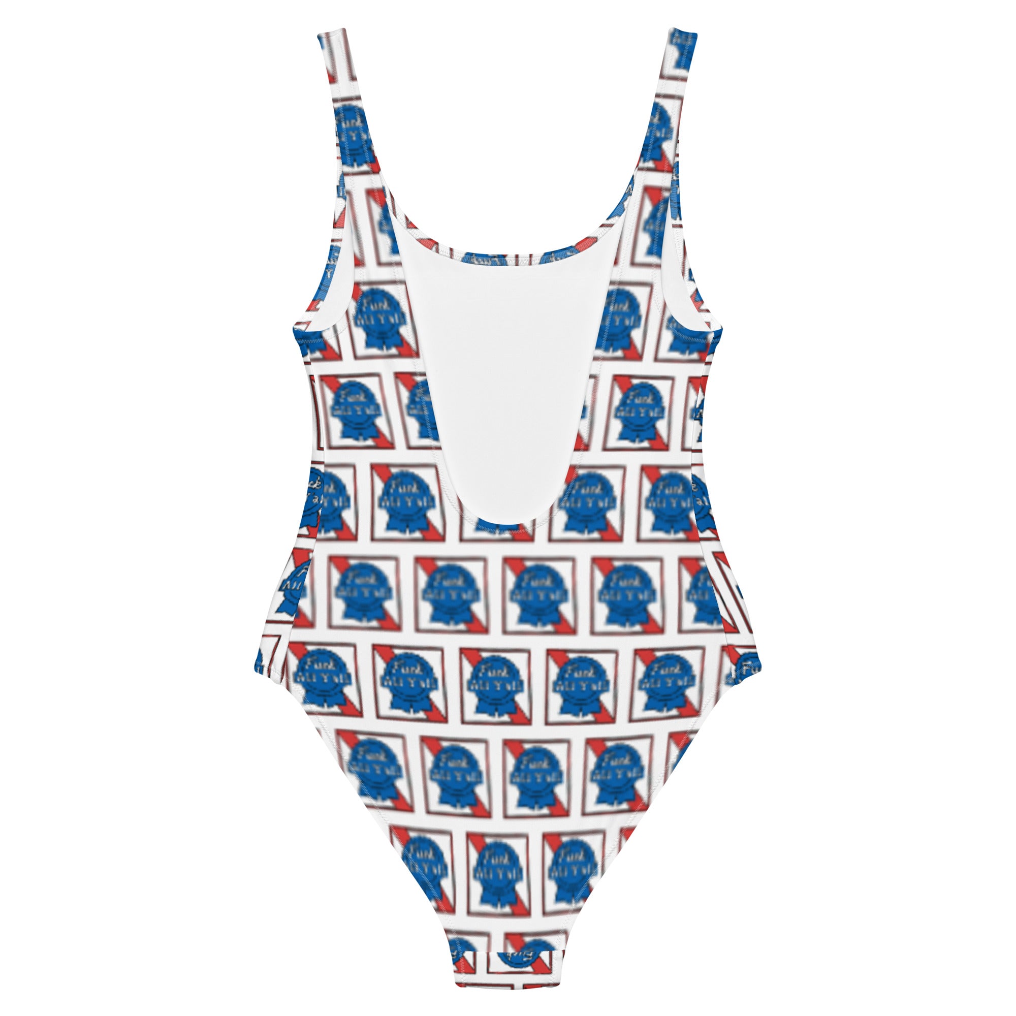 FAY Beer Label One-Piece Swimsuit