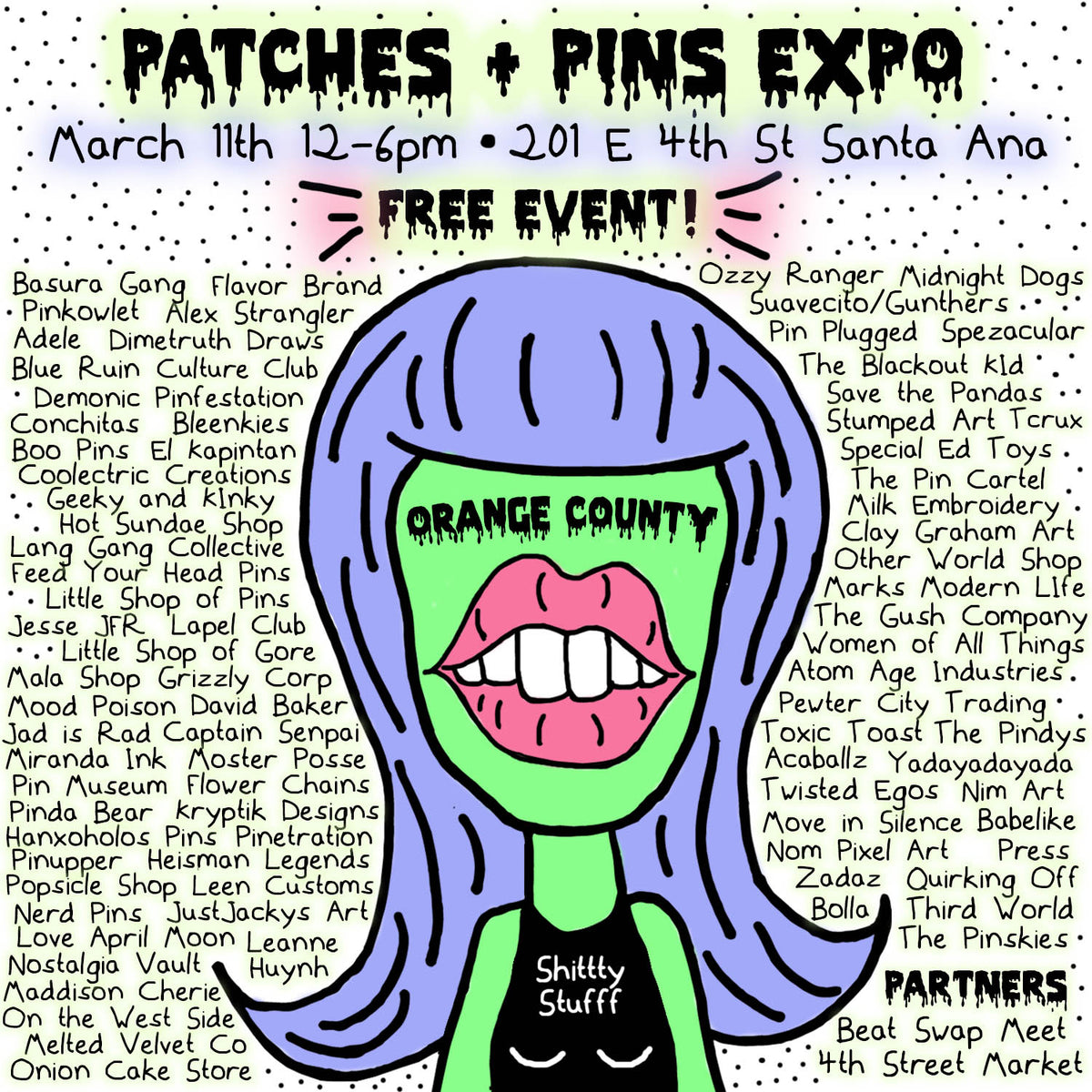 MARCH 11, 2018 // PATCHES & PINS EXPO