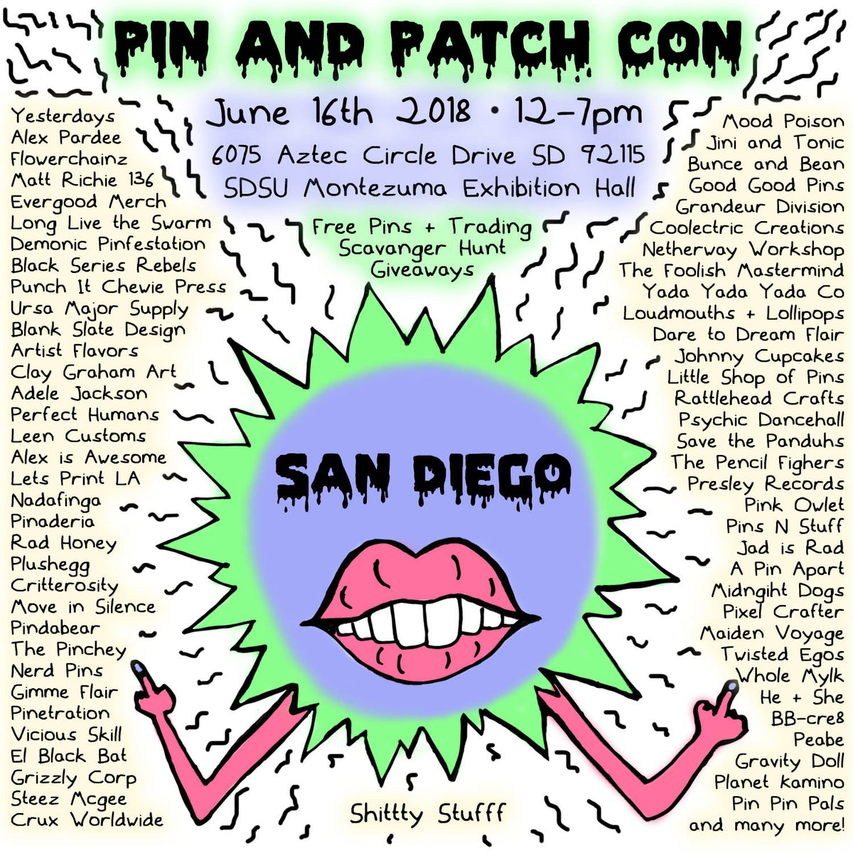 JUNE 16, 2018 // PIN AND PATCH CON