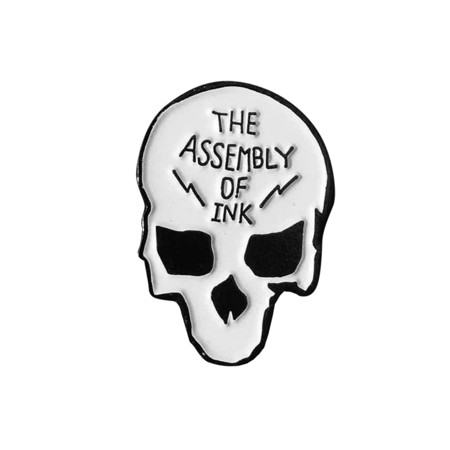 Assembly of Ink Skull Pin