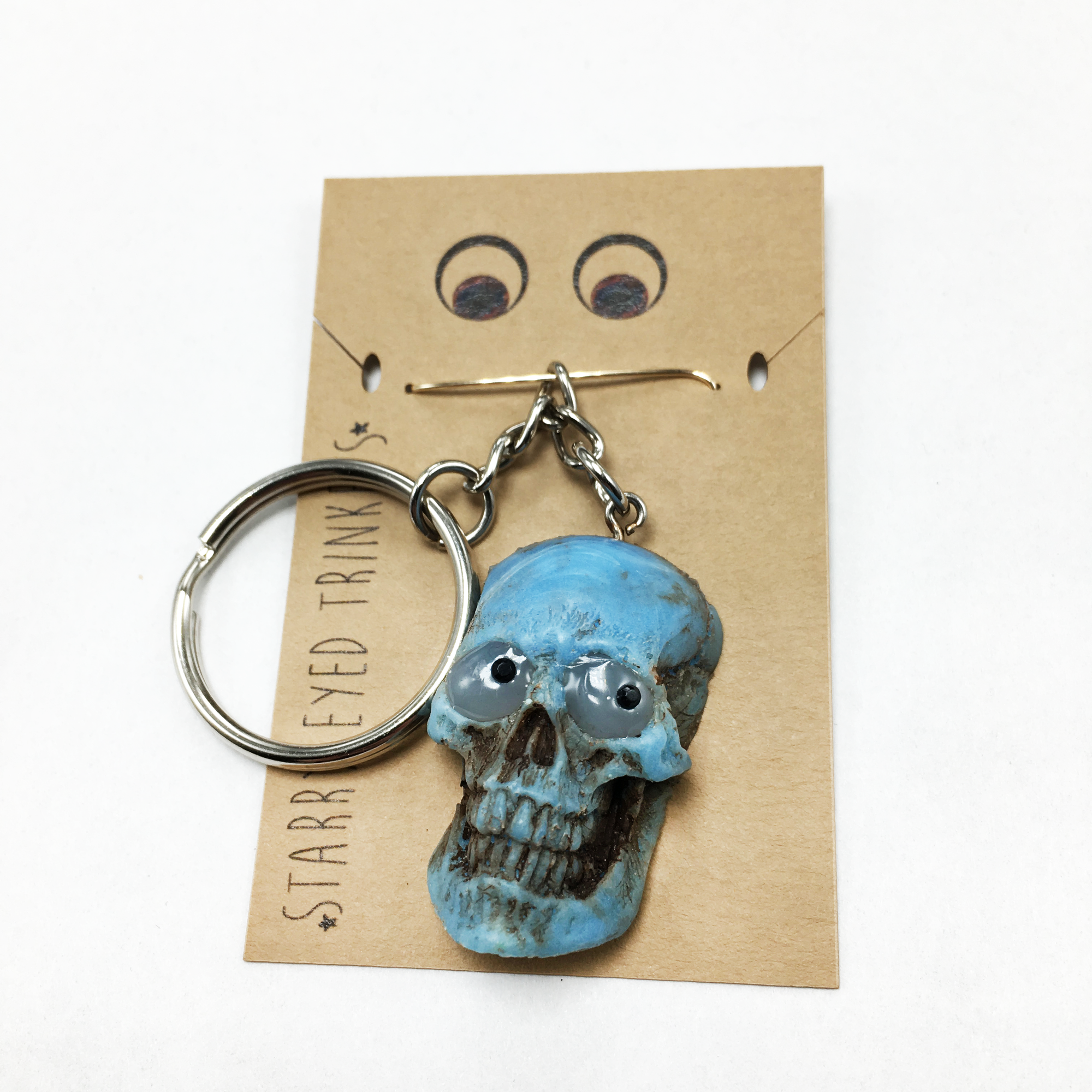 Handmade Skull Keychain