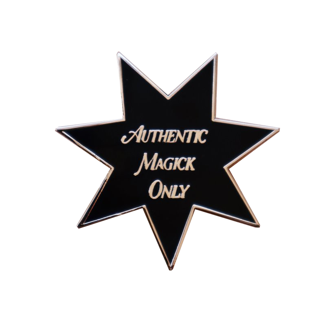 Authentic Magick Only Pin