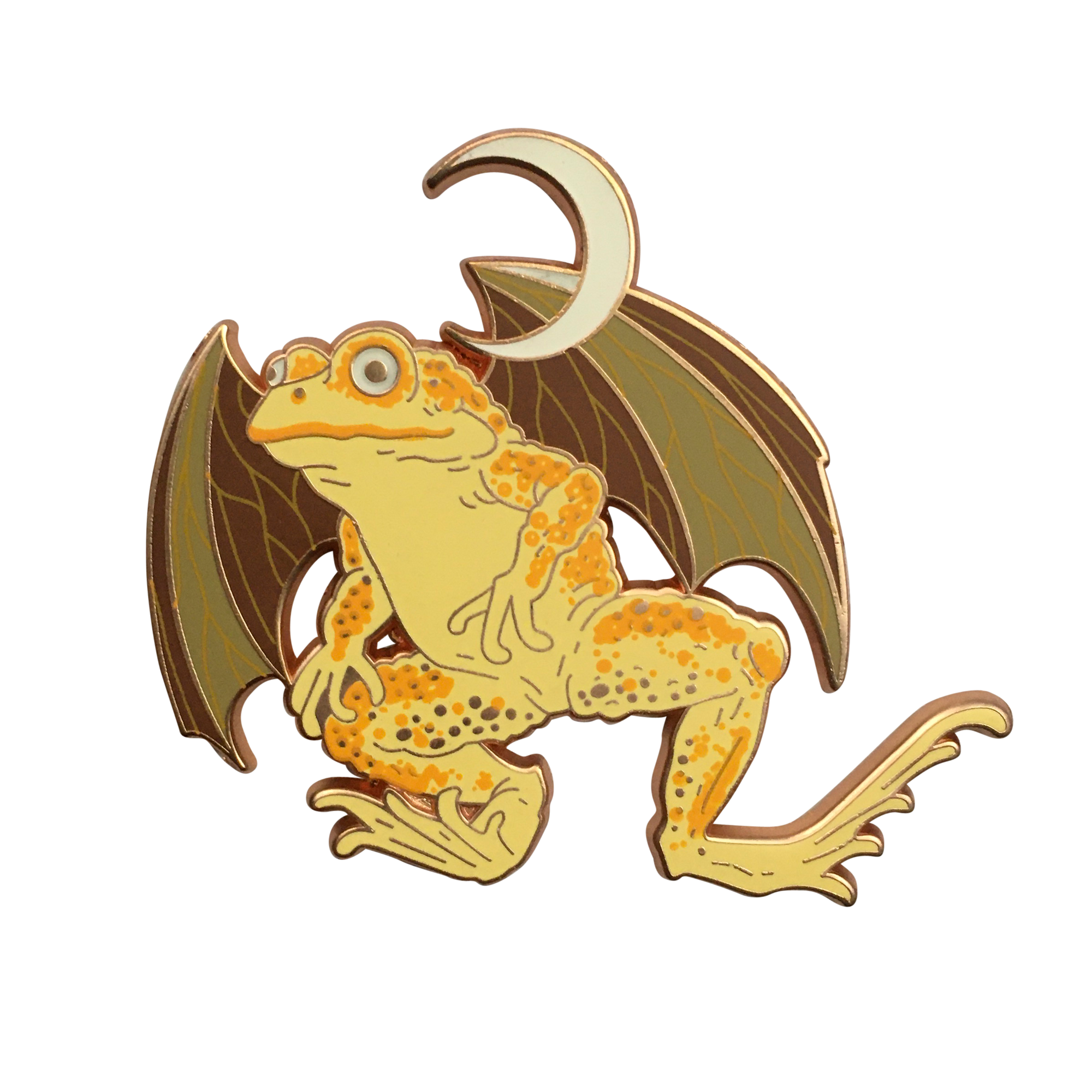 Flying Toad Pin