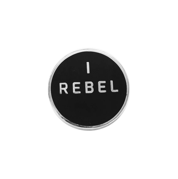 I Rebel Pin