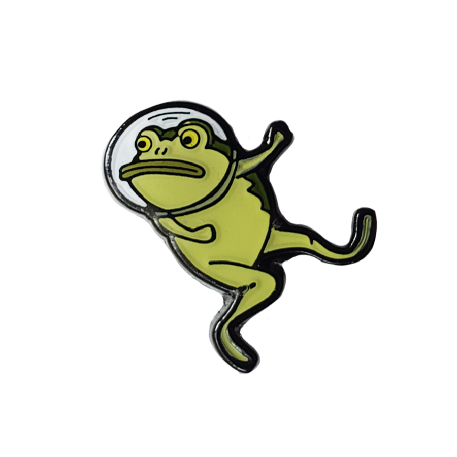 Space Frog Mini Pin