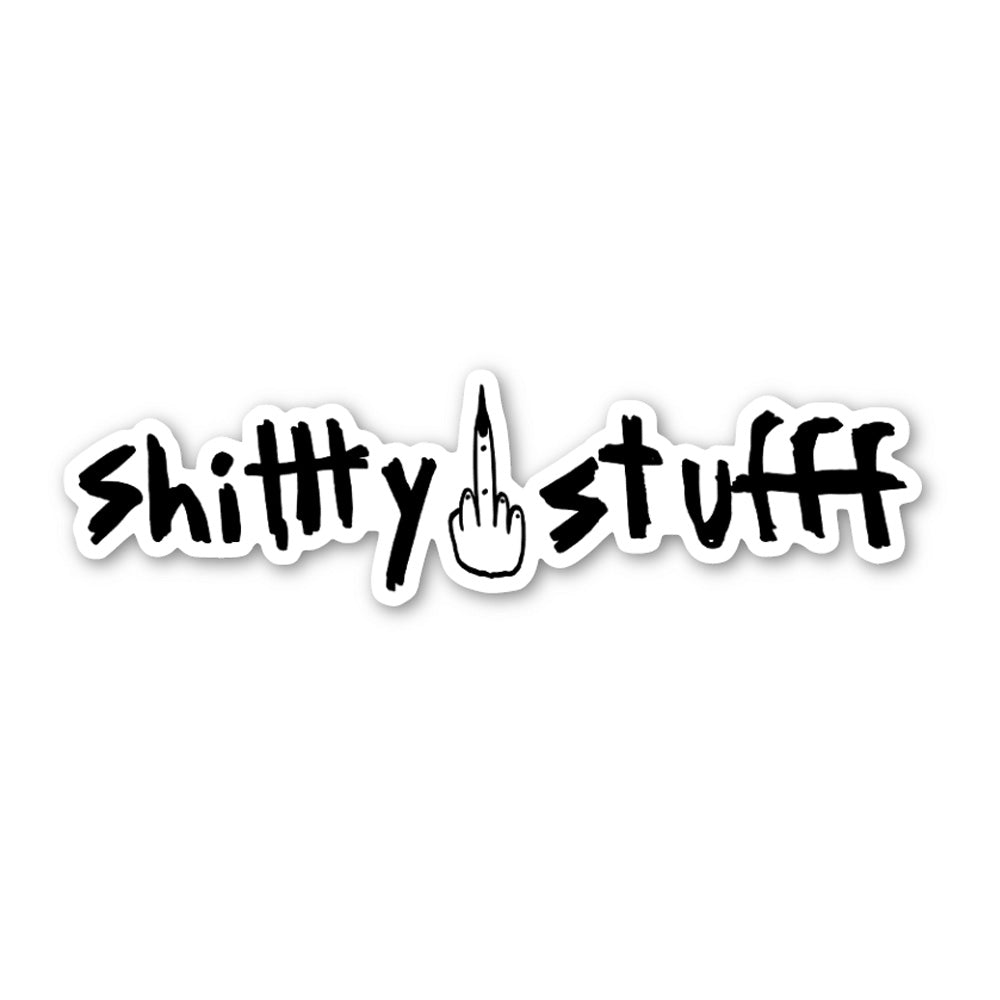 Shittty Stufff Logo Sticker