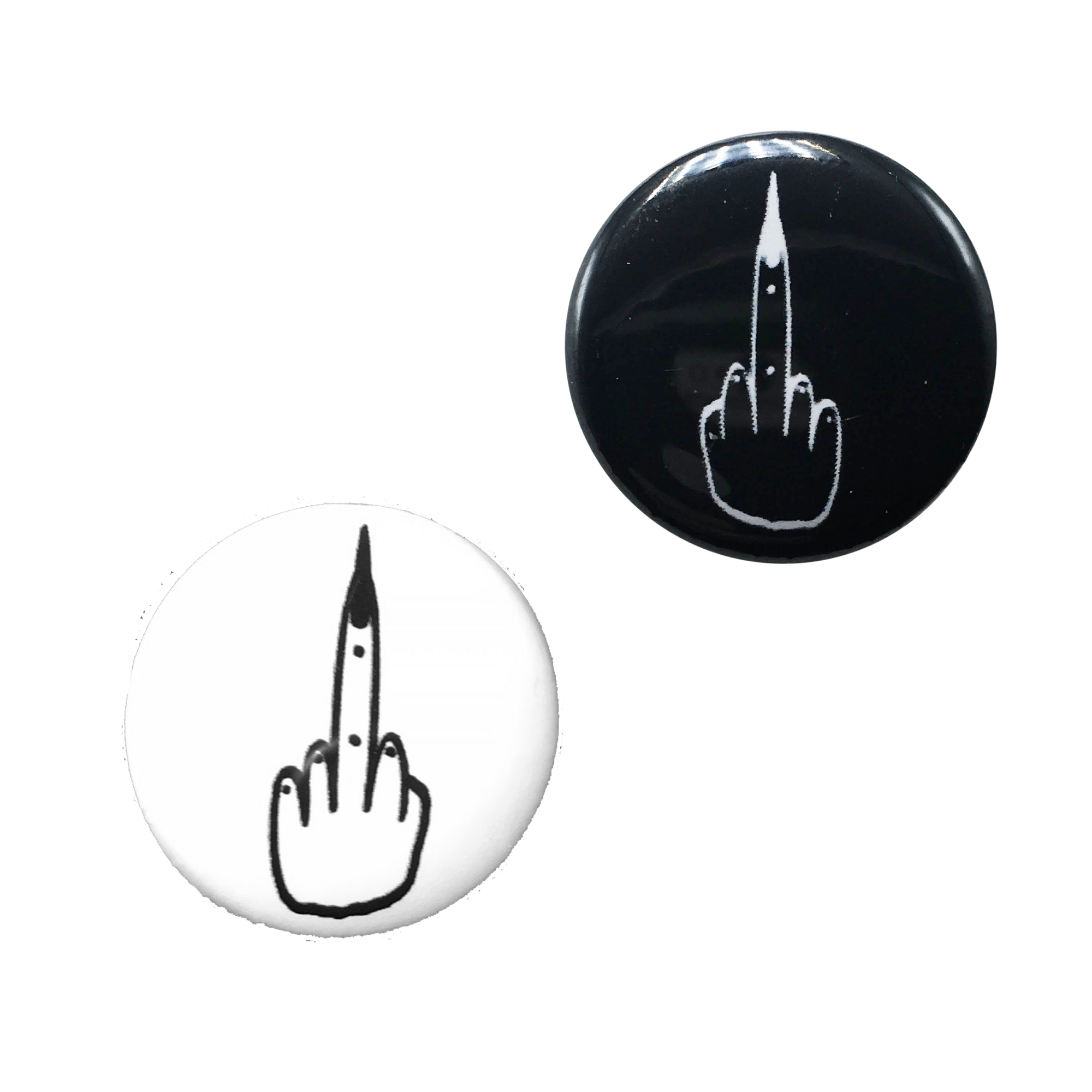Shittty Middle Finger Button