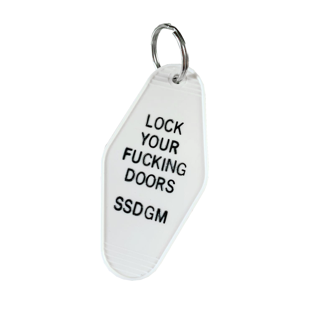Lock Your Fucking Doors Keychain