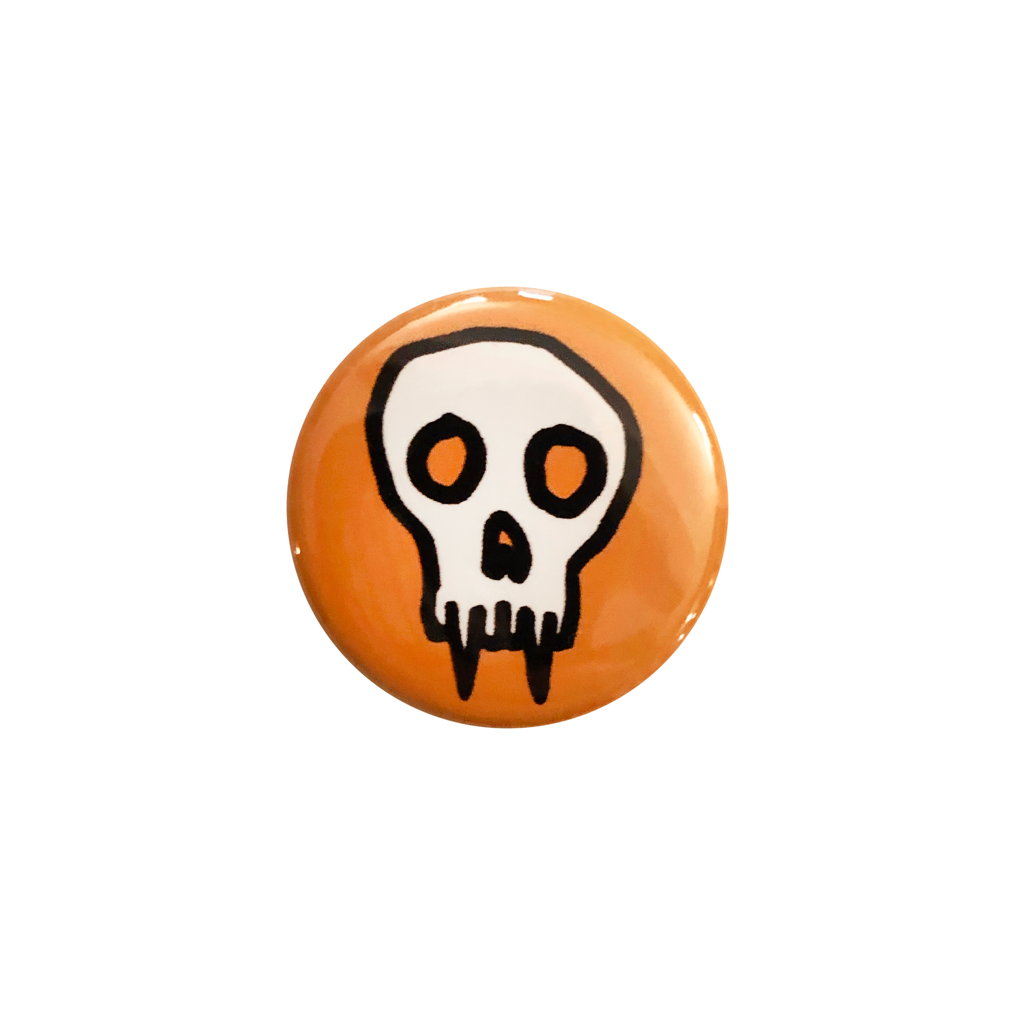 Vampire Skull Button