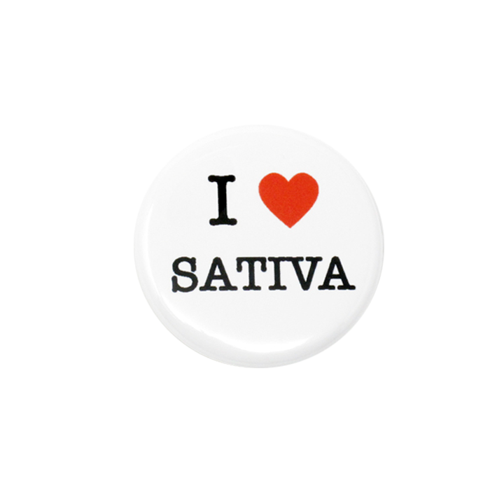 I Heart Sativa Button