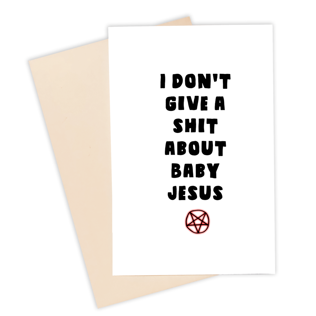 Baby Jesus Card
