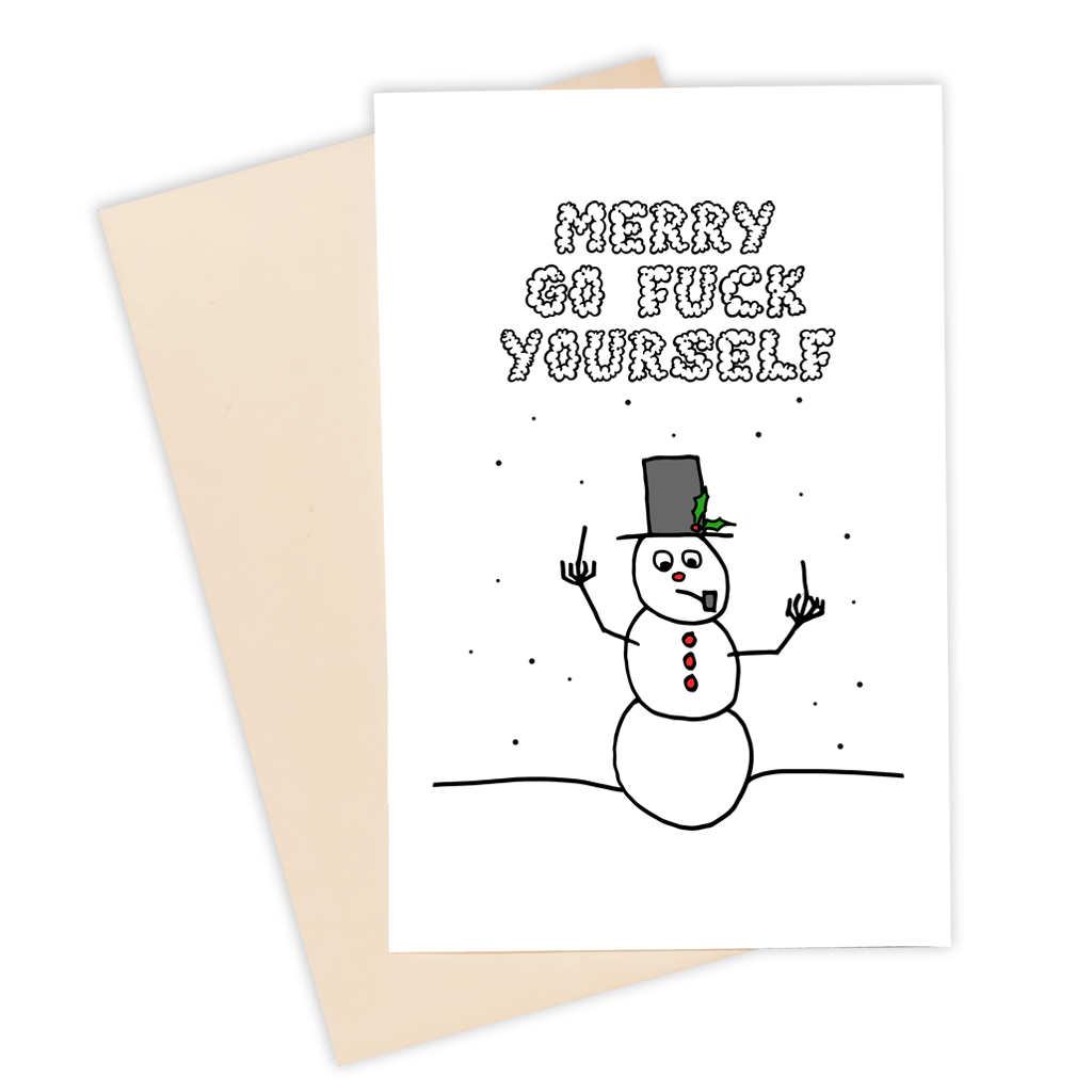 Merry Go Fuck Yourself Card