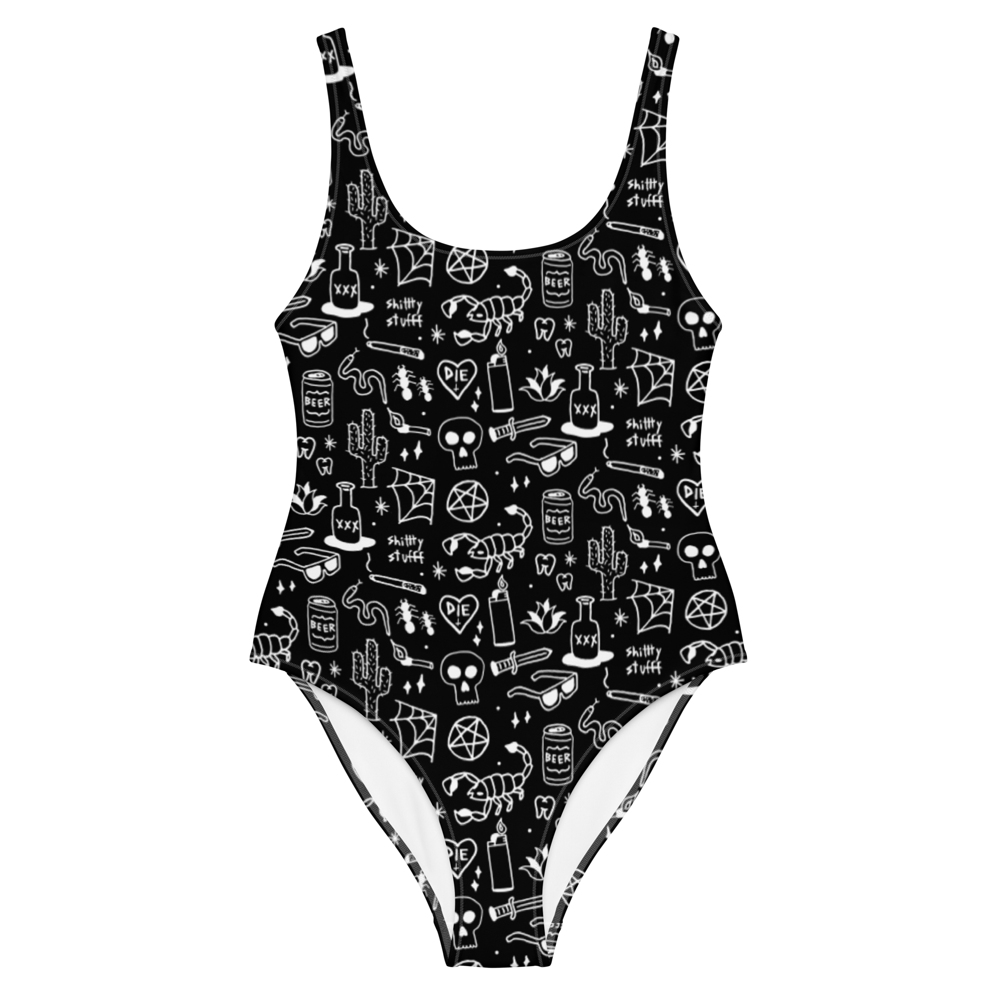 Goth Things One-Piece Swimsuit - Main Image