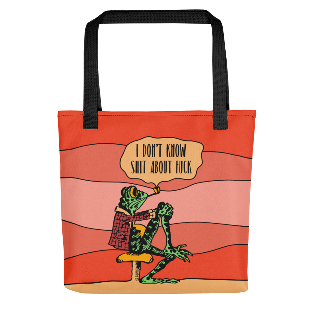 I Don't Know Frog Durable Tote Bag