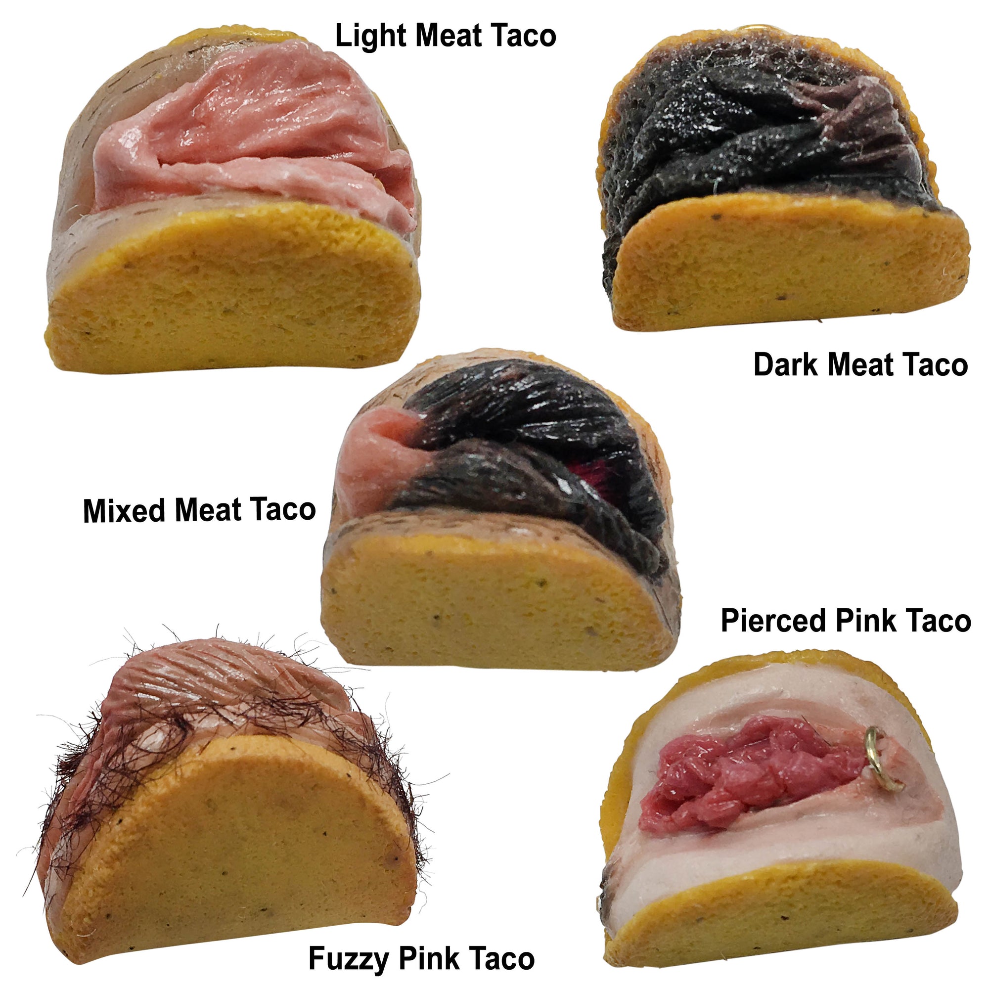 Meat Taco Pins (More Colors!)